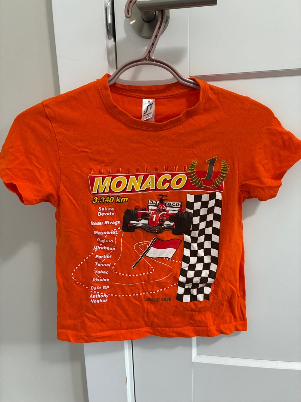 Monaco Racing Graphic Tee - Orange